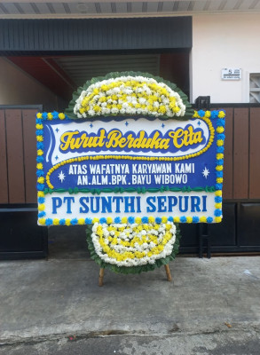 Papan Bunga Duka di Setuta